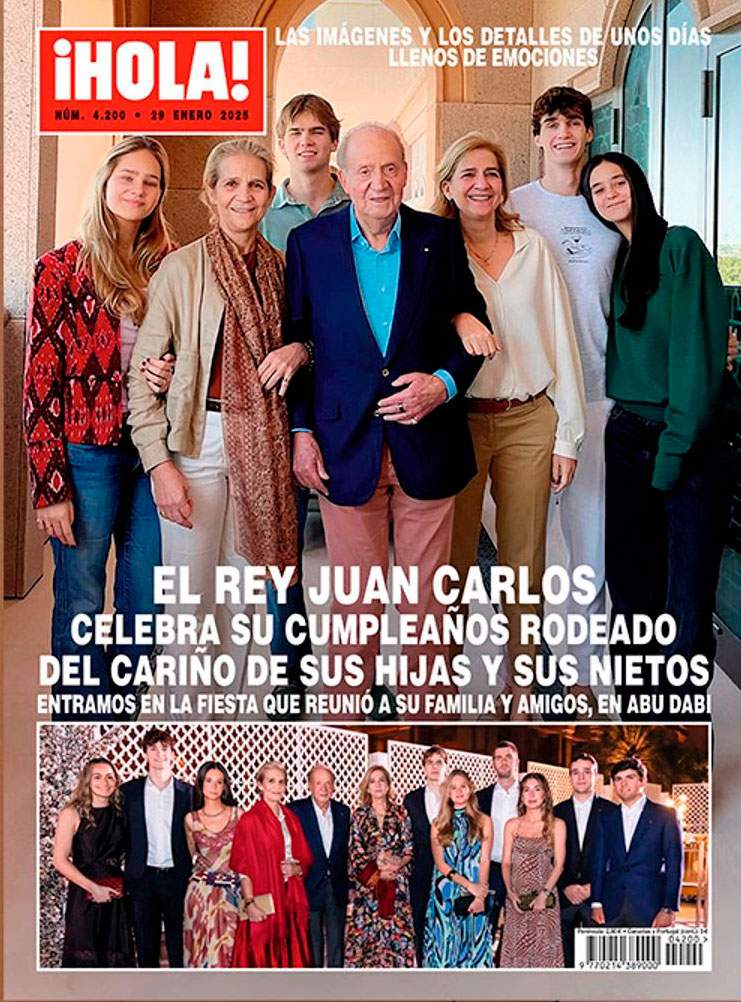 Juan Carlos|Joan Carles i família en el seu 87 aniversari HOLA! Juan Carlos|Joan Carles i família en el seu 87 aniversari HOLA!