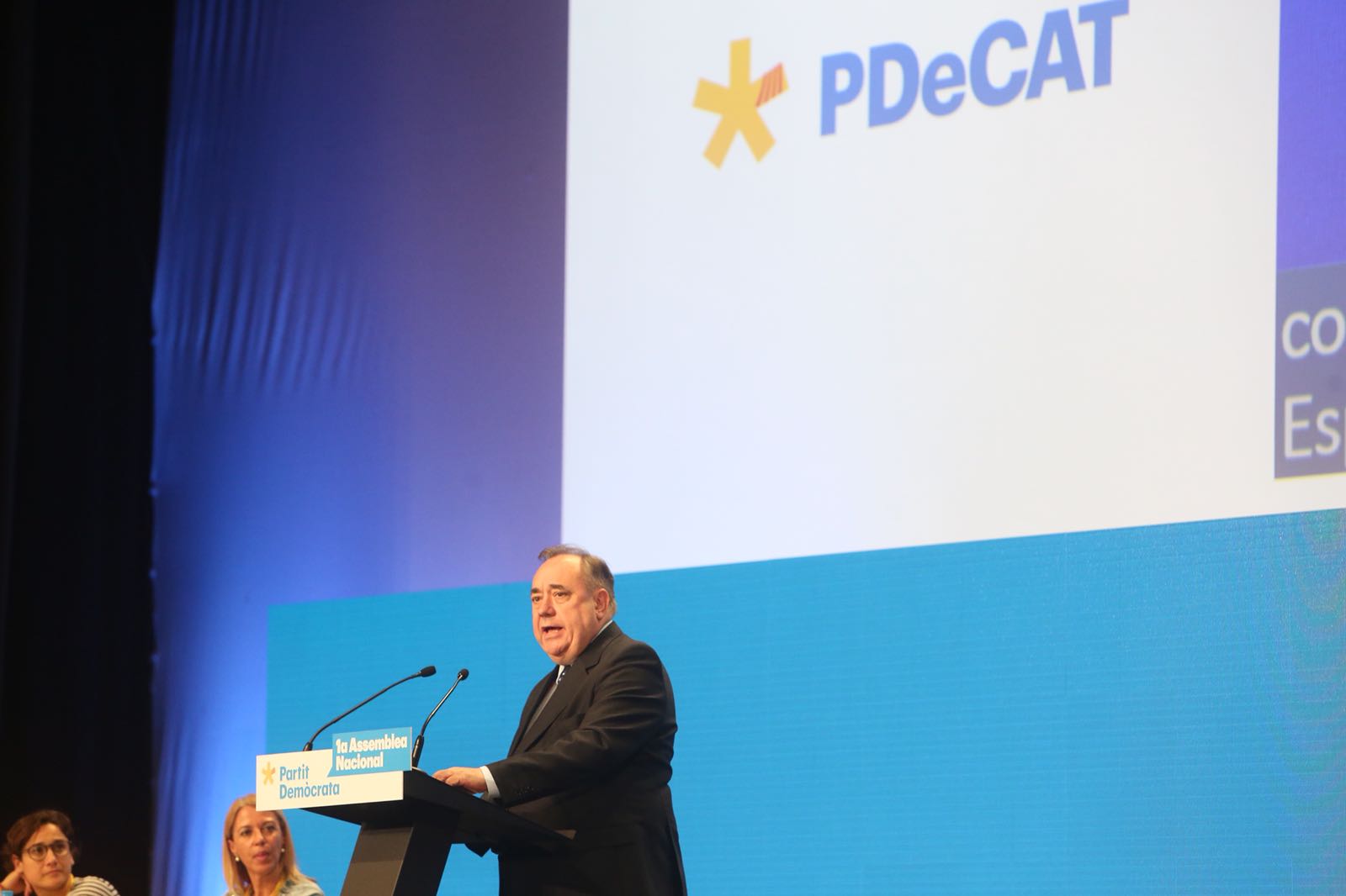 Salmond, en la asamblea del PDeCAT: "Vuestro sueño de libertad nunca morirá"