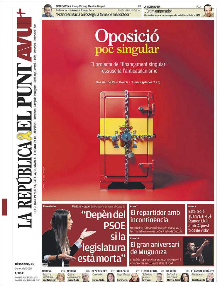 'El Punt Avui' 25 'El Punt Avui' 25