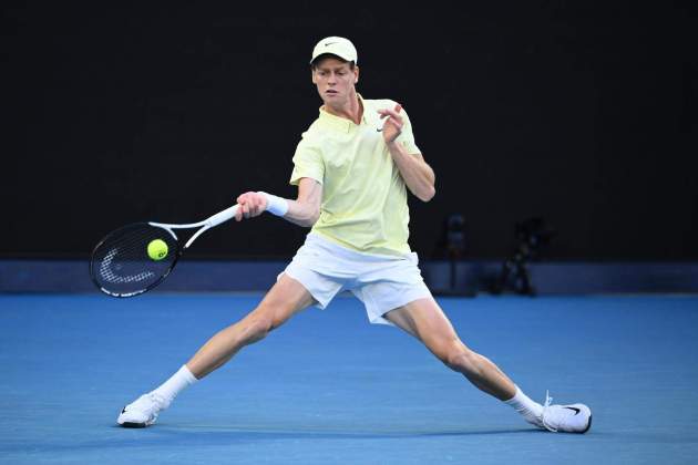 Jannik Sinner, durant la final de l'Open d'Austràlia / Foto: EFE Jannik Sinner, durant la final de l'Open d'Austràlia / Foto: EFE