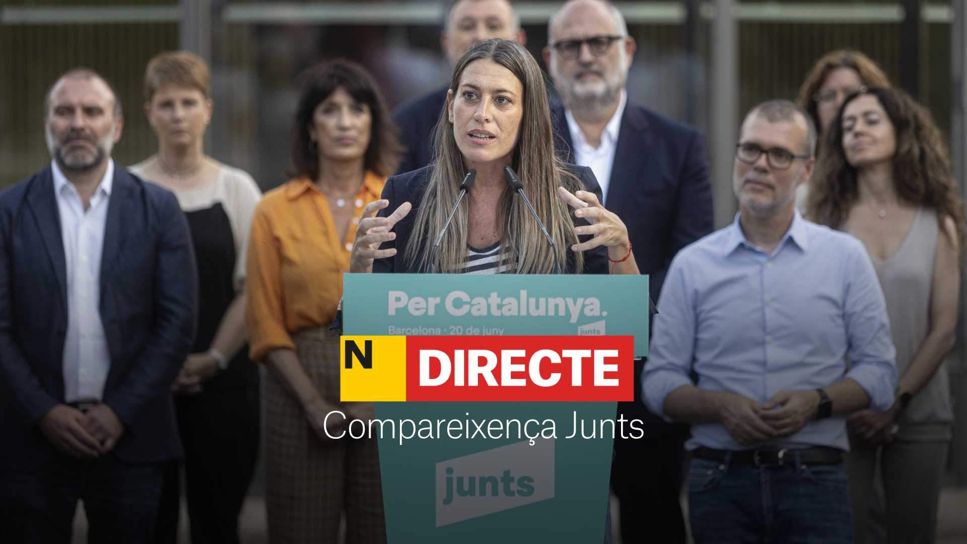 Acuerdo Junts y Gobierno, DIRECTO | Rueda de prensa de Míriam Nogueras