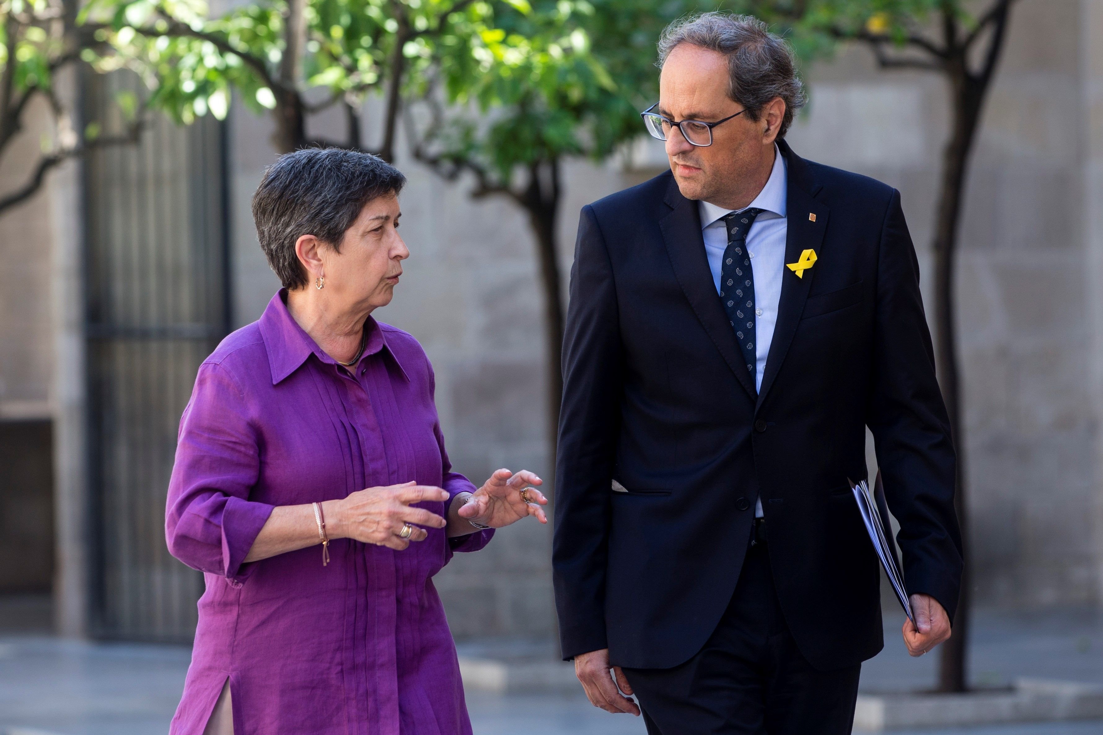 President Torra calls on Spain to take action against "intolerable" police attitudes