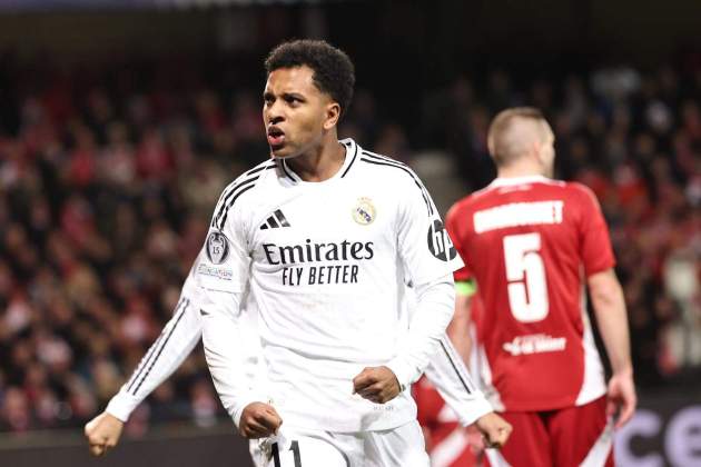 Rodrygo gol Brest / Foto: EFE Rodrygo gol Brest / Foto: EFE