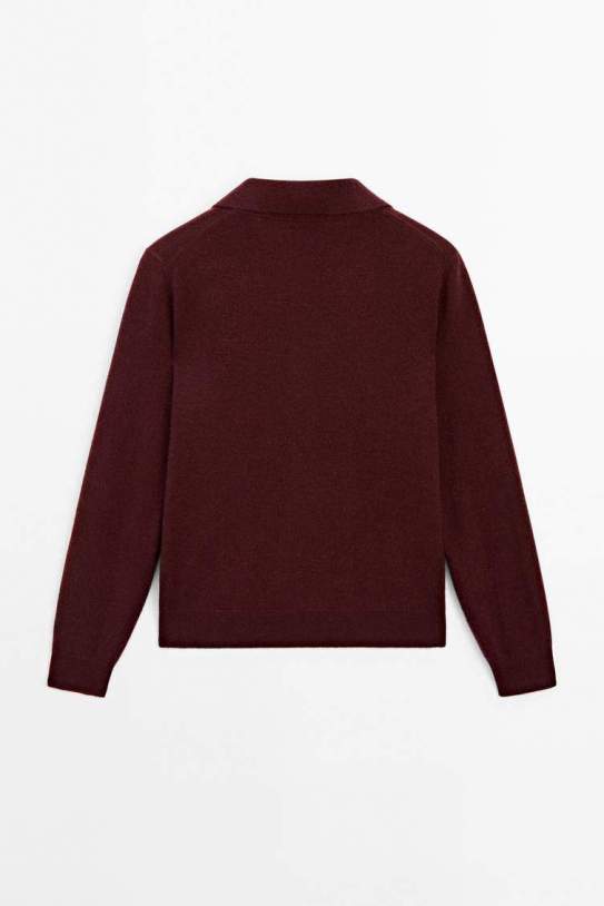 Jersey punto polo 100% cashmere Jersey punto polo 100% cashmere