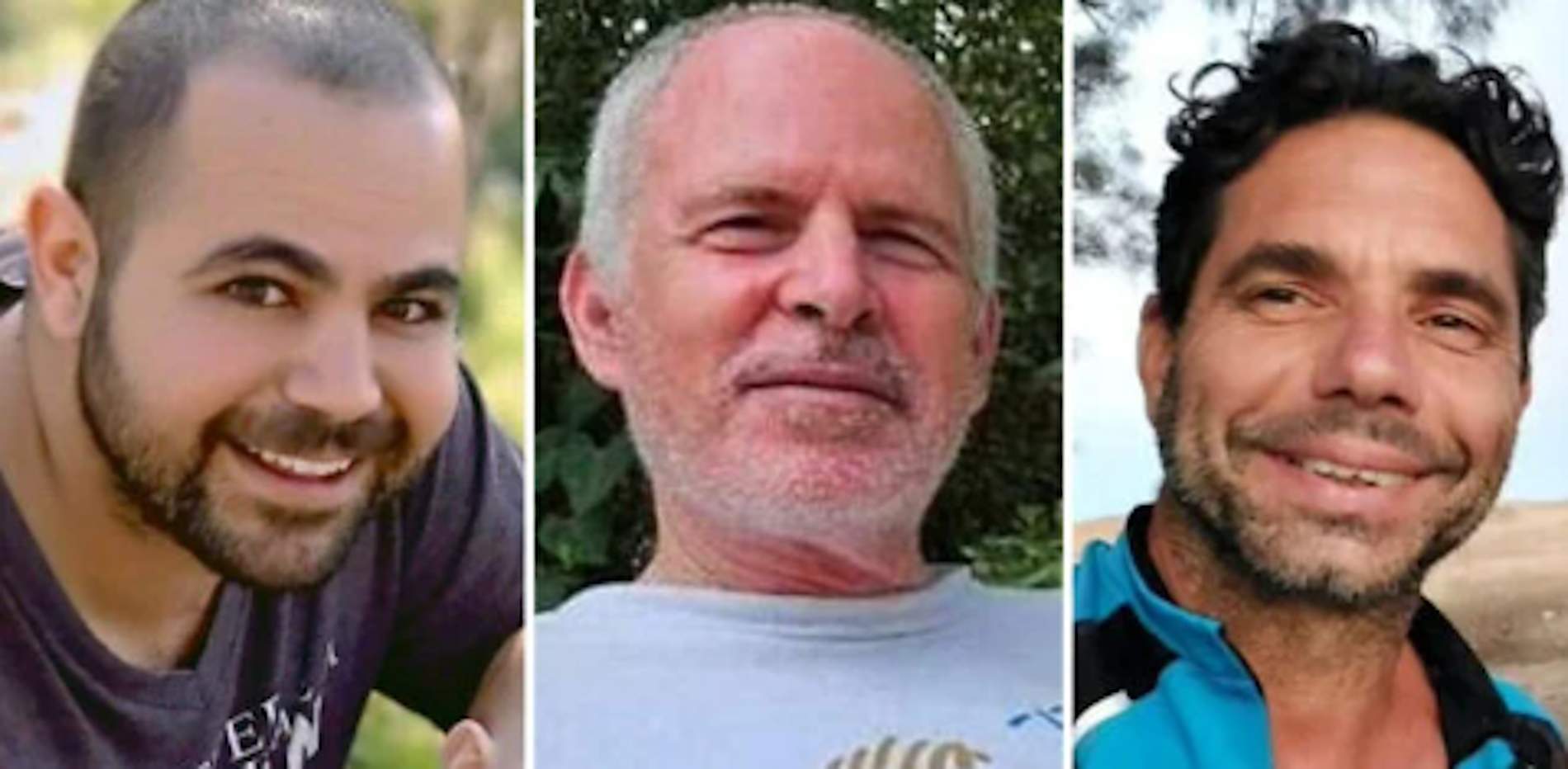 Yarden Bibas, Keith Siegel i Ofer Calderón Yarden Bibas, Keith Siegel i Ofer Calderón