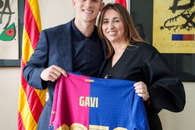 Gavi i la seva mare Instagram