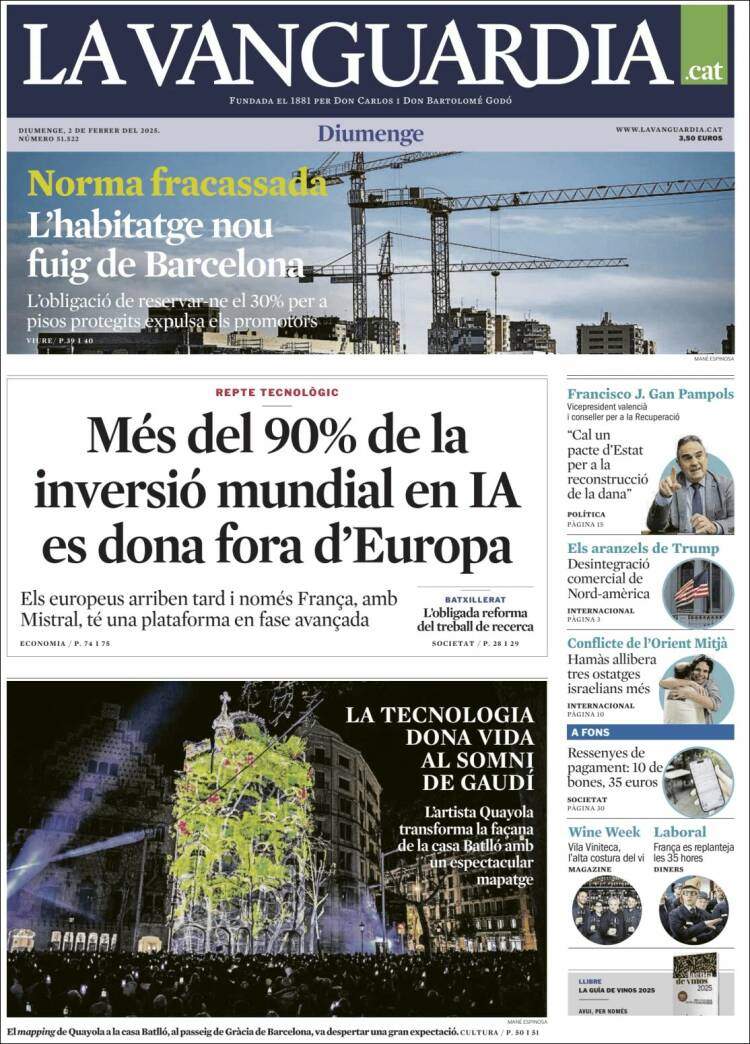'La Vanguardia' 2 'La Vanguardia' 2