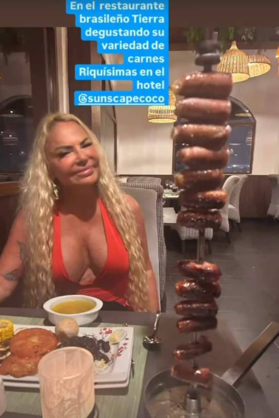Leticia Sabater en un cena / Instagram Leticia Sabater en un cena / Instagram