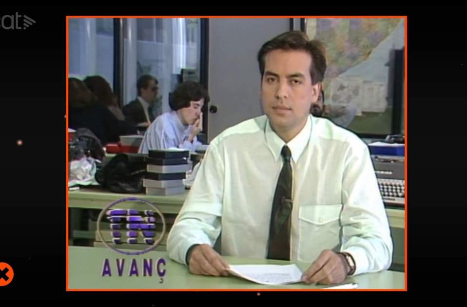 Ramon Pellicer, any 1988, TV3 Ramon Pellicer, any 1988, TV3