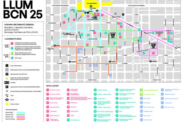 LLUM25 Mapa LLUM25 Mapa