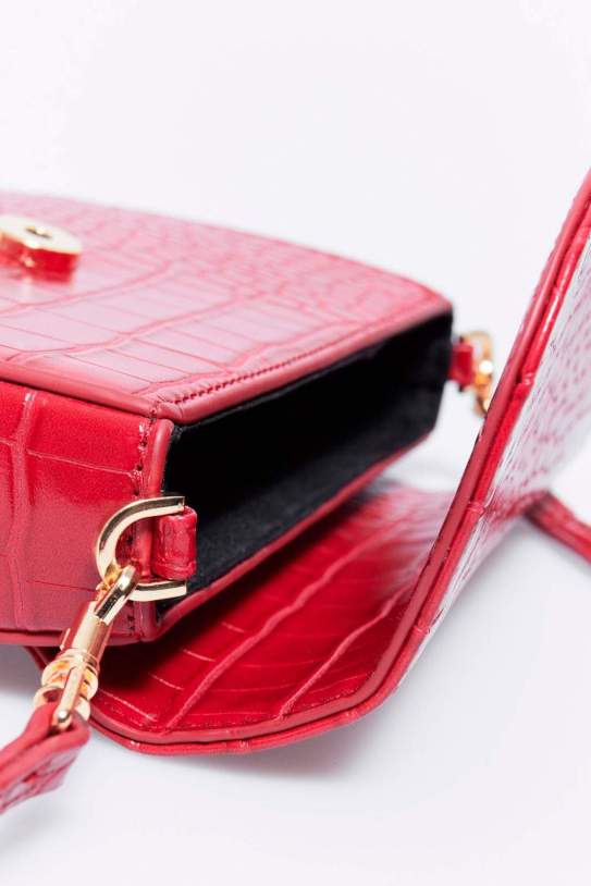 Crossbody croco broche Crossbody croco broche