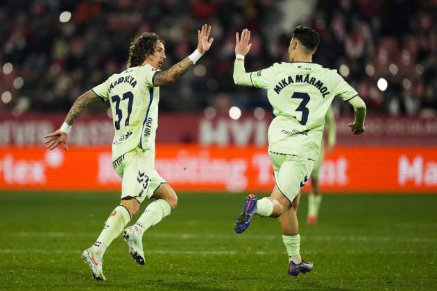 Mika Mármol Fábio Silva gol Girona Las Palmas / Foto: EFE Mika Mármol Fábio Silva gol Girona Las Palmas / Foto: EFE