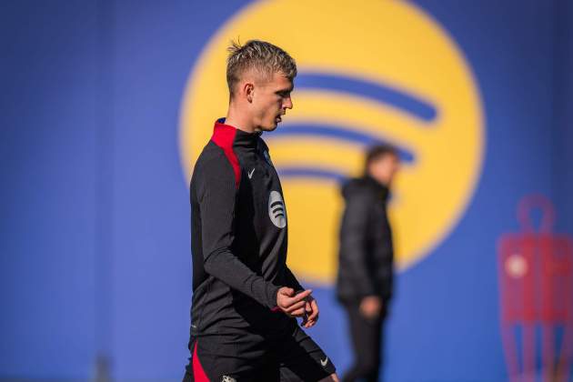 Dani Olmo entrenament Barça / Foto: FC Barcelona Dani Olmo entrenament Barça / Foto: FC Barcelona