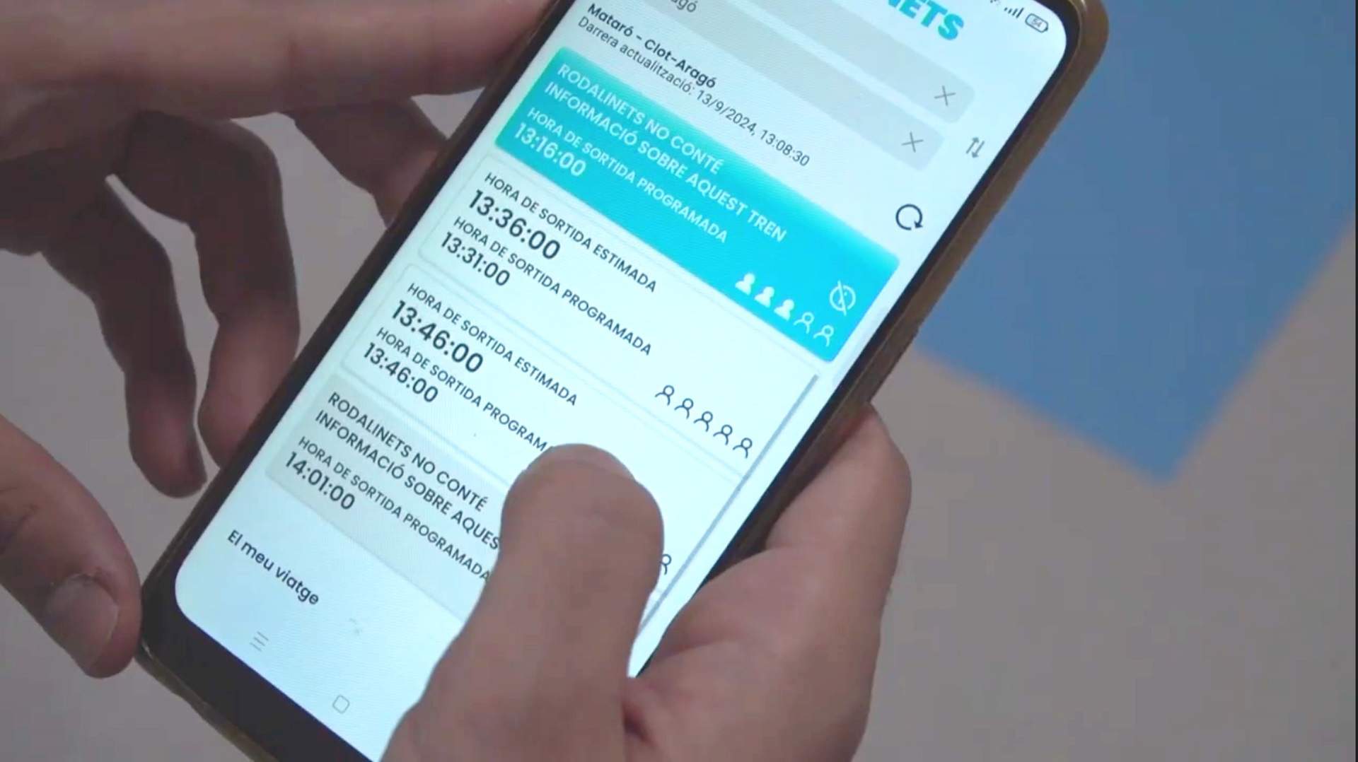 Estudiantes de la UPF crean una app para informar en tiempo real sobre el servicio de Rodalies