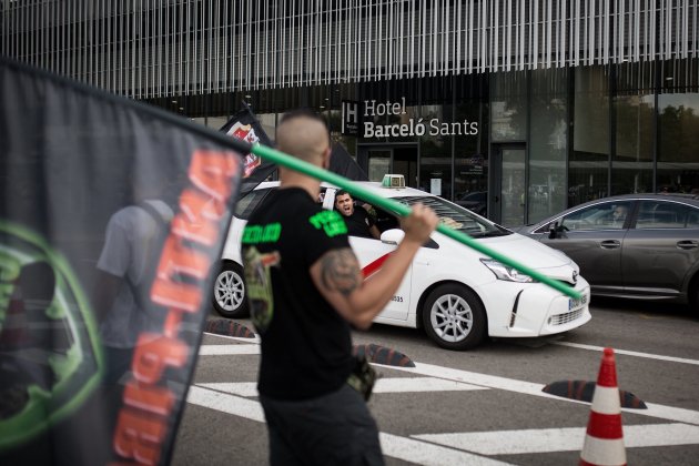 manifestacio taxistas barcelona huelga elite taxi - Carles Palacio