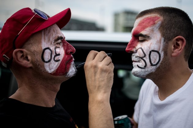 manifestacio taxistes barcelona vaga elite taxi - Carles Palacio