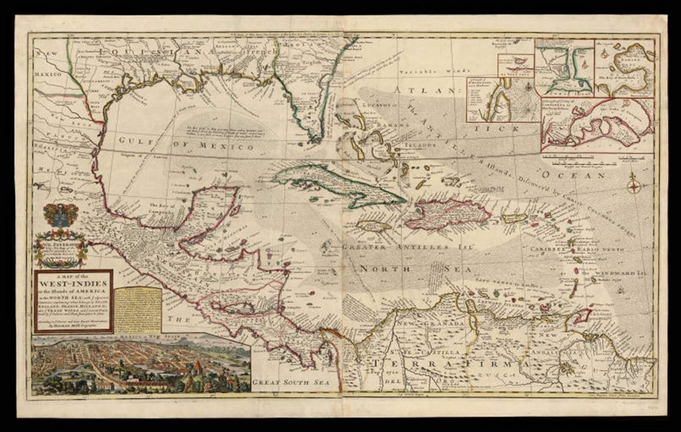 Mapa del mar Caribe (medios del siglo XVIII). Fuente Cartoteca de Catalunya Mapa del mar Caribe (medios del siglo XVIII). Fuente Cartoteca de Catalunya