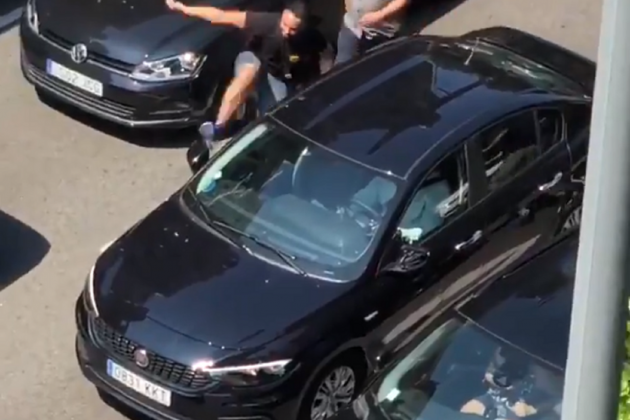 violencia taxistes barcelona