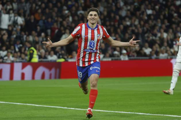 Julián Álvarez gol Real Madrid Atlético EFE Julián Álvarez gol Real Madrid Atlético EFE