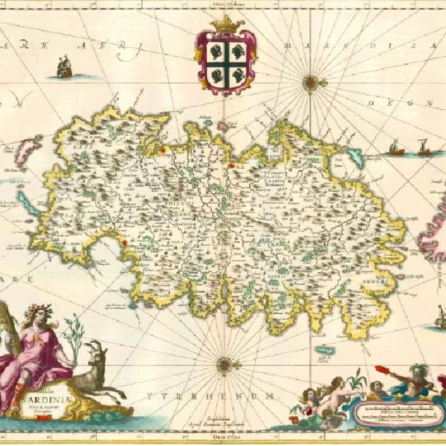 Mapa de la parte insular de Piamonte Cerdeña (siglo XVIII). Fuente Cartoteca de Catalunya (1) Mapa de la parte insular de Piamonte Cerdeña (siglo XVIII). Fuente Cartoteca de Catalunya (1)