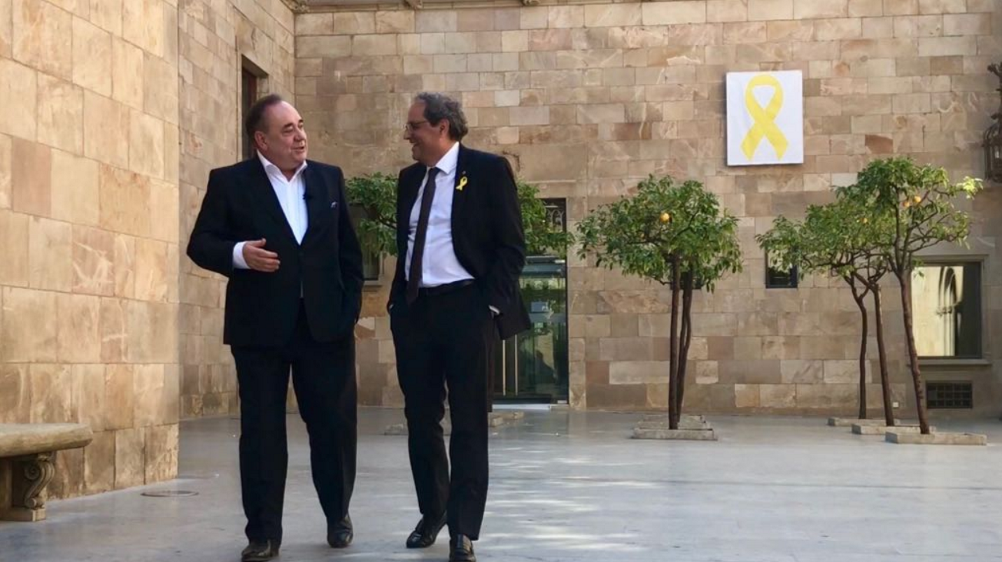 Torra i Salmond analitzen el futur del procés independentista