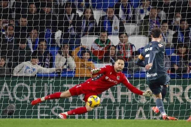Javi Puado gol penalti Real Sociedad / Foto: EFE Javi Puado gol penalti Real Sociedad / Foto: EFE