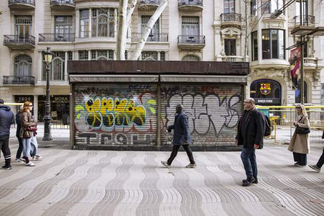 casetes rambla ocells obres / Foto: Carlos Baglietto casetes rambla ocells obres / Foto: Carlos Baglietto