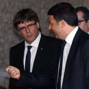 Renzi-Primer ministre Italia-Puigdemont-Reus-1-efe Renzi-Primer ministre Italia-Puigdemont-Reus-1-efe