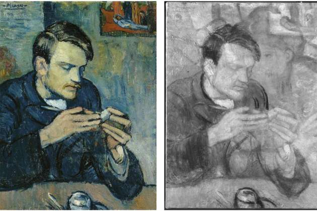 Picasso descobert retrat darrera pintura (1) Picasso descobert retrat darrera pintura (1)