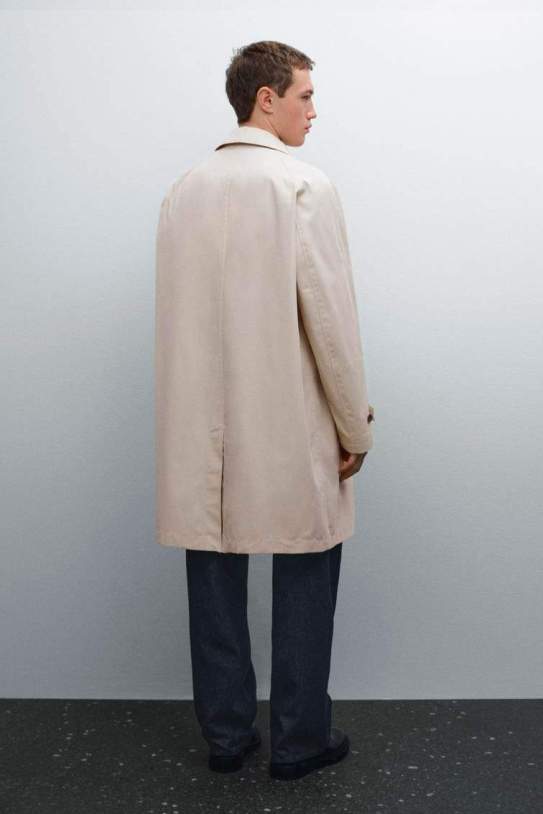 Gabardina trench 100% algodón
