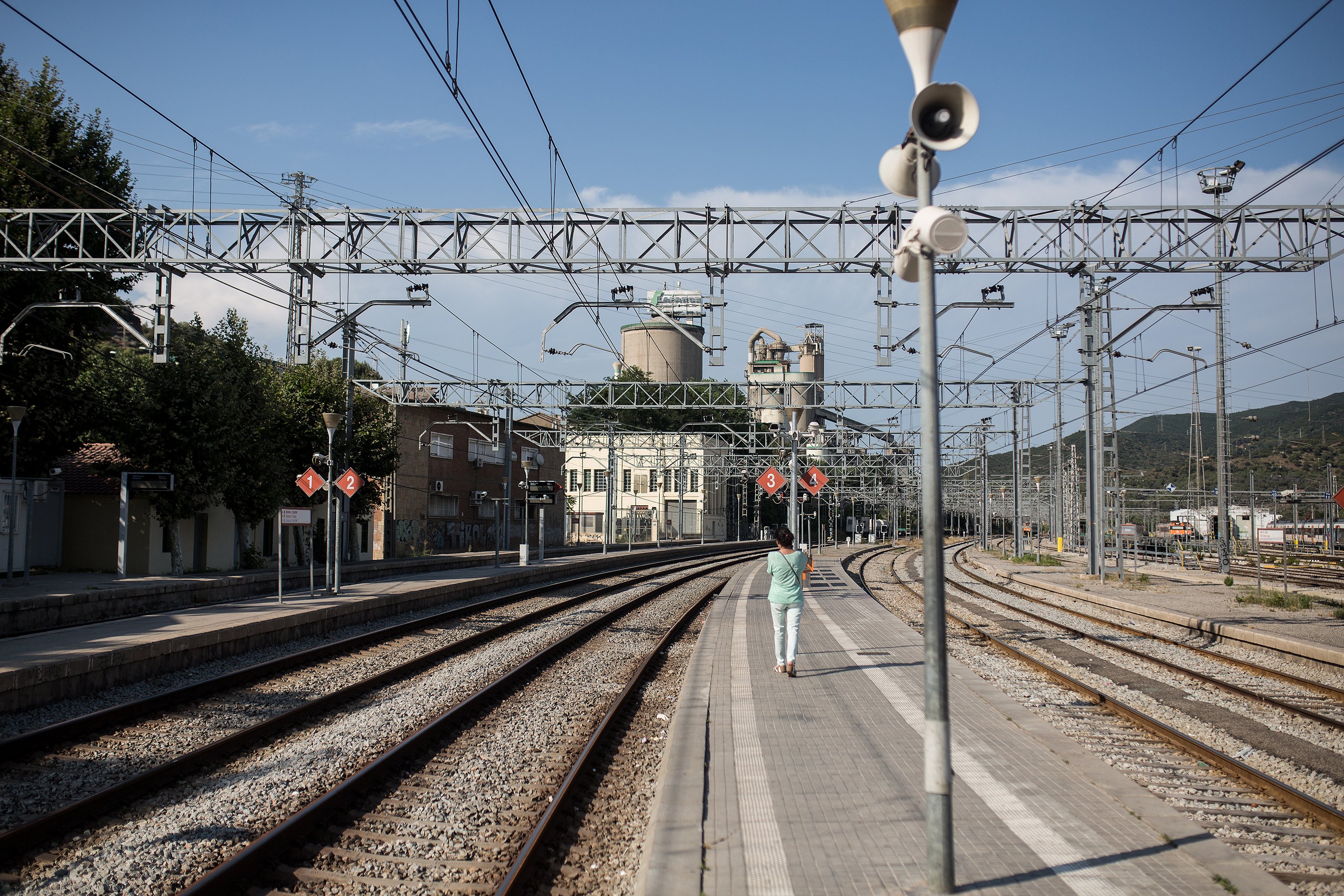 Un hombre muere atropellado por un tren en Montcada i Reixach