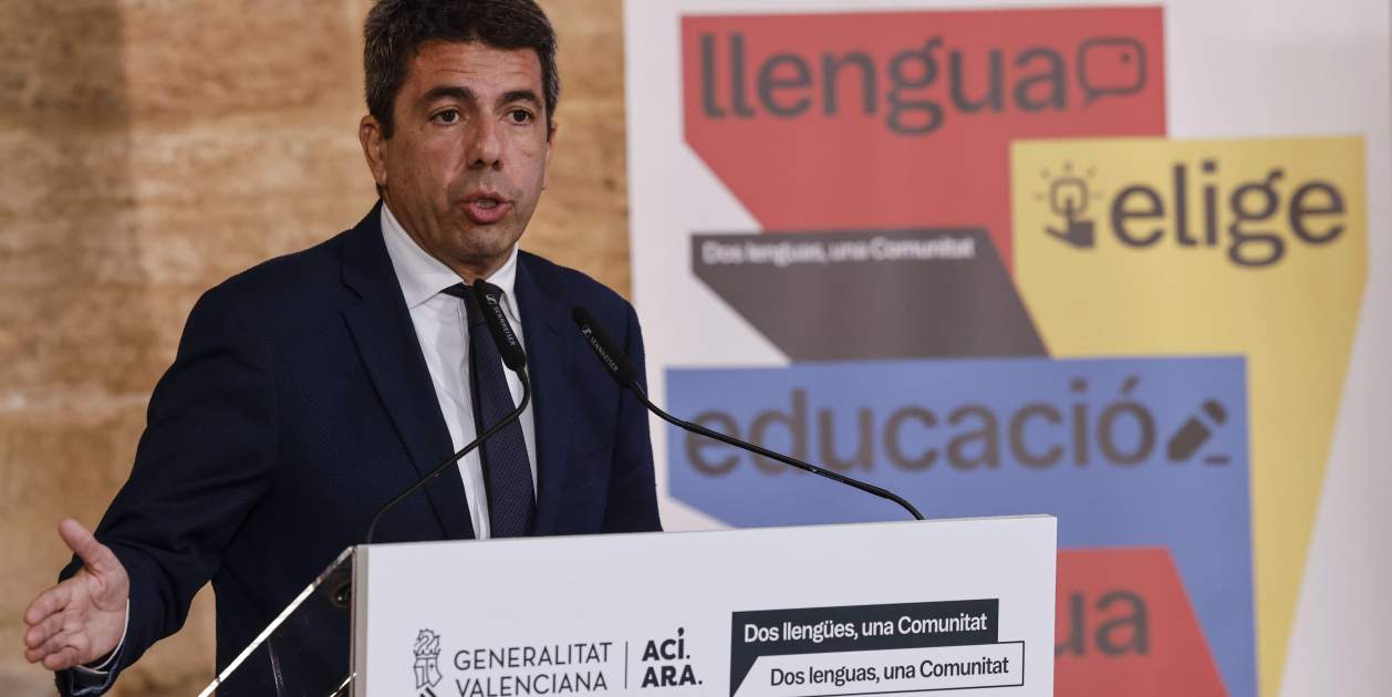 Mazón presenta una consulta para que las familias escojan la lengua de ...