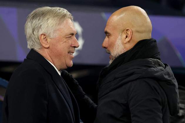 Ancelotti Guardiola EFE Ancelotti Guardiola EFE