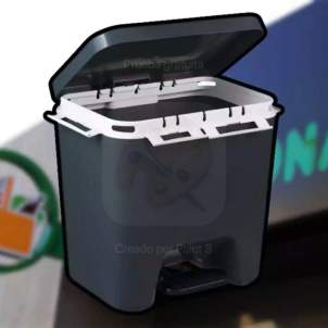 Cubo de basura de Mercadona Cubo de basura de Mercadona