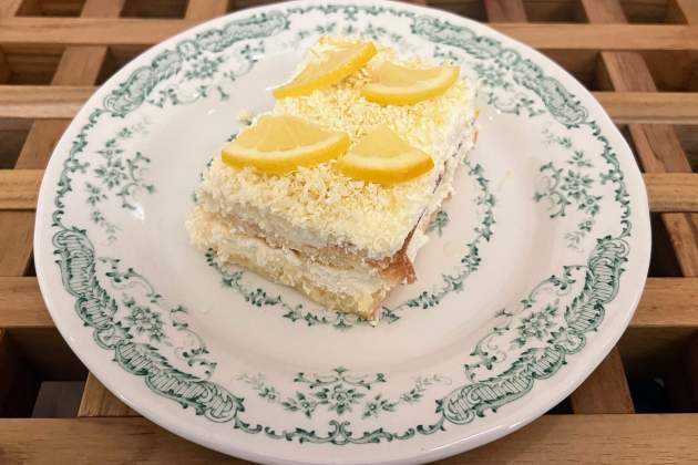 Pastel de limón en el Mesa Lobo / Foto: Rosa Molinero Trias Pastel de limón en el Mesa Lobo / Foto: Rosa Molinero Trias
