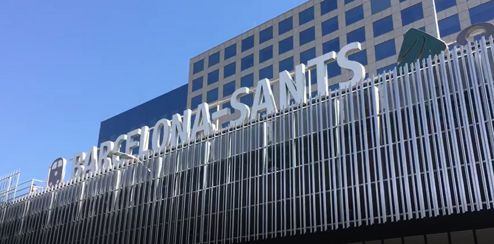 La insòlita imatge de l'estació de Sants