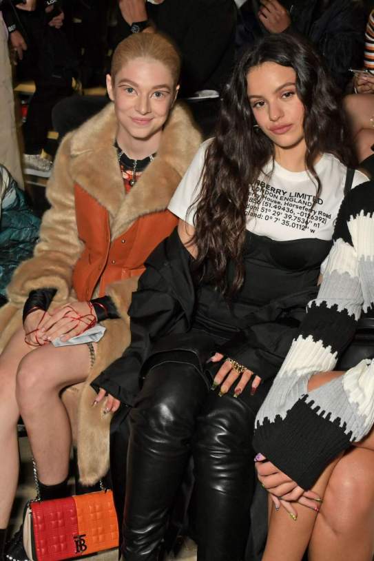 Rosalía y Hunter Schafer / Getty Images Rosalía y Hunter Schafer / Getty Images