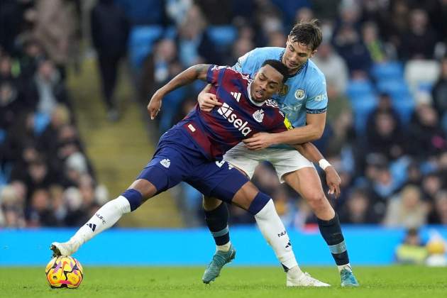 Joe Willock Nico González Manchester City Newcastle / Foto: Europa Press Joe Willock Nico González Manchester City Newcastle / Foto: Europa Press