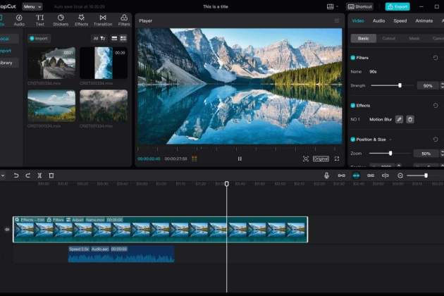 CapCut edición de vídeo CapCut edición de vídeo