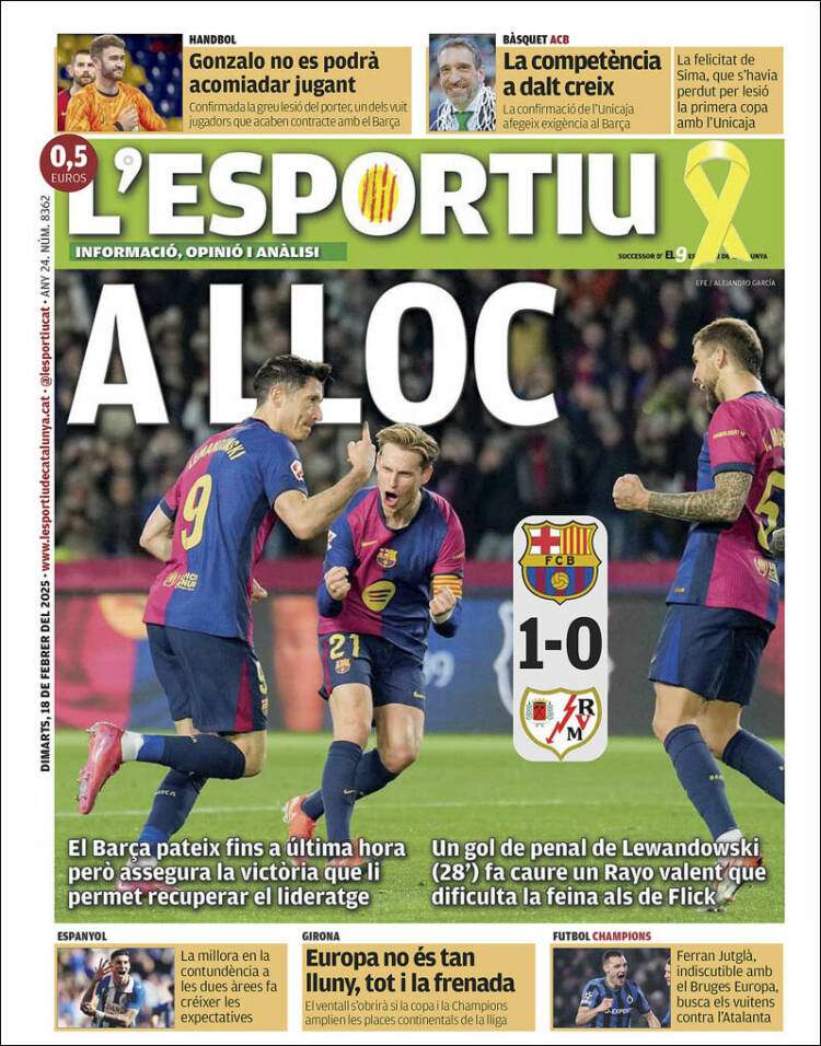 El Deportivo Portada 18 02 2025 El Deportivo Portada 18 02 2025