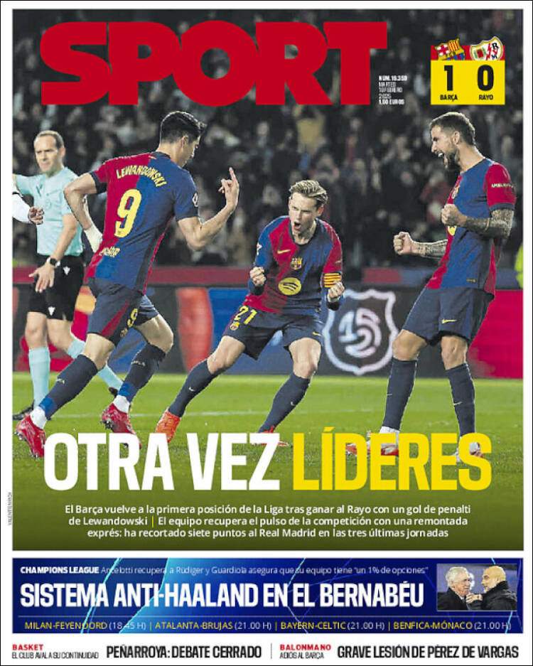 Sport Portada 18 02 2025 Sport Portada 18 02 2025