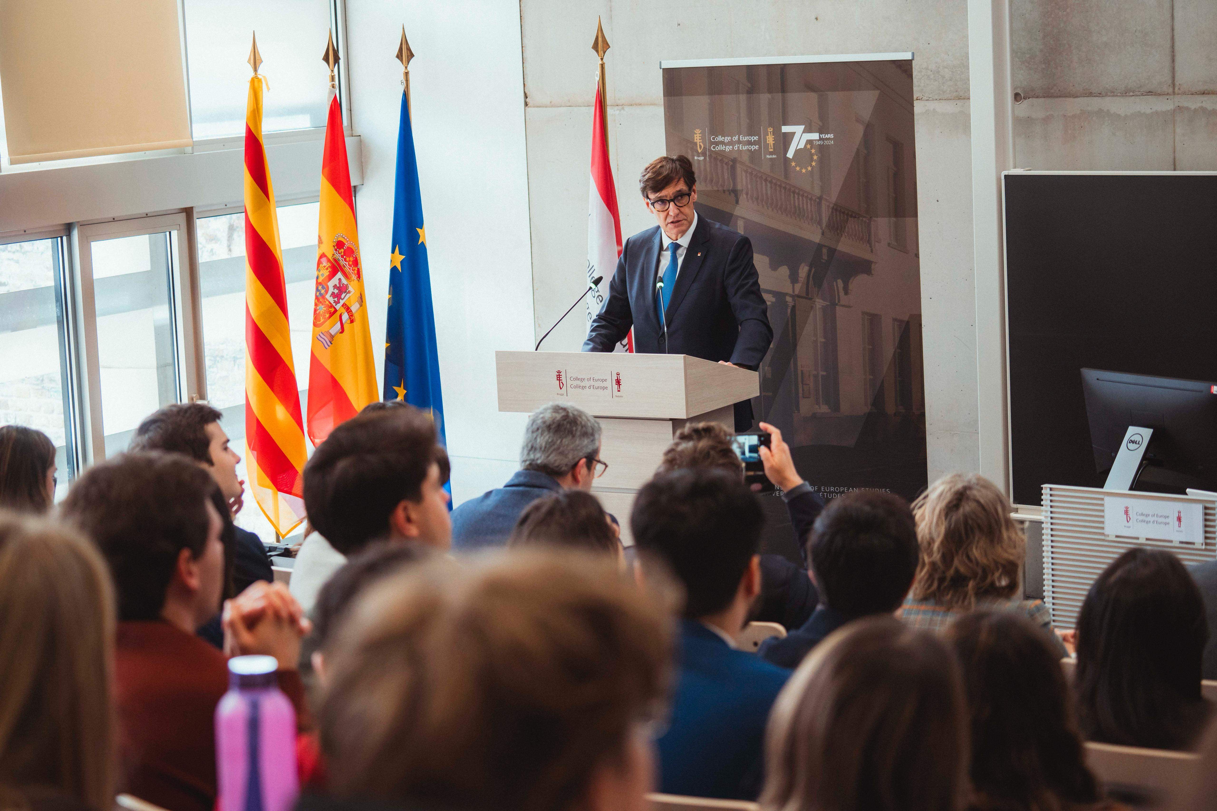 Illa defensa en el segon viatge a Bèlgica l'oficialitat del català a la UE: "La diversitat enforteix Europa"