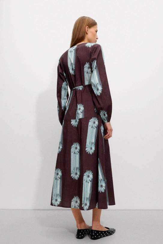 Vestido algodón estampado floral1 Vestido algodón estampado floral1