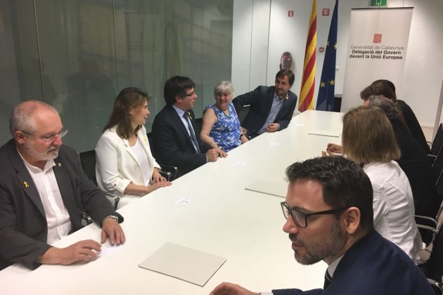 Reunió Puigdemont Torra consellers Brussel·les - Marta Lasalas Reunió Puigdemont Torra consellers Brussel·les - Marta Lasalas