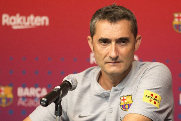 Valverde Roda de Premsa Barça Tottenham EFE