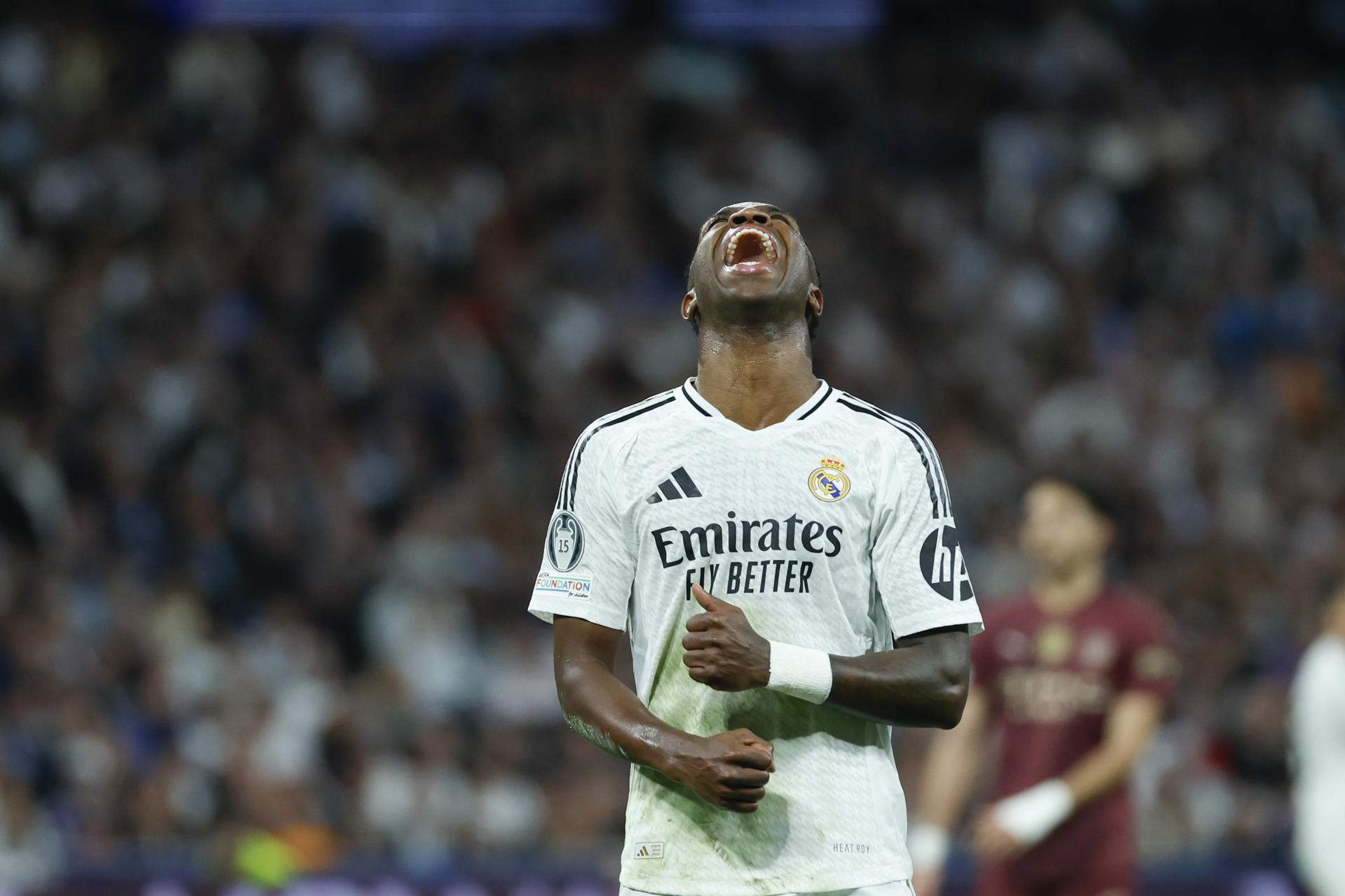 La dura bronca de Vinícius a Camavinga después del Real Madrid-Manchester City