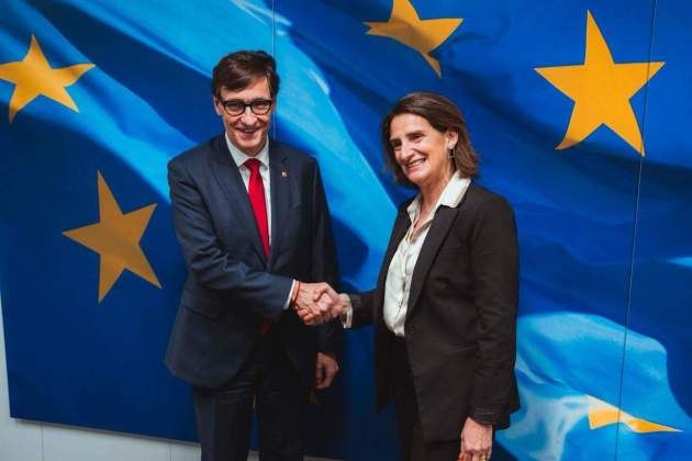 Illa i Teresa Ribera vicepresidenta de la Comissió Europea Illa i Teresa Ribera vicepresidenta de la Comissió Europea