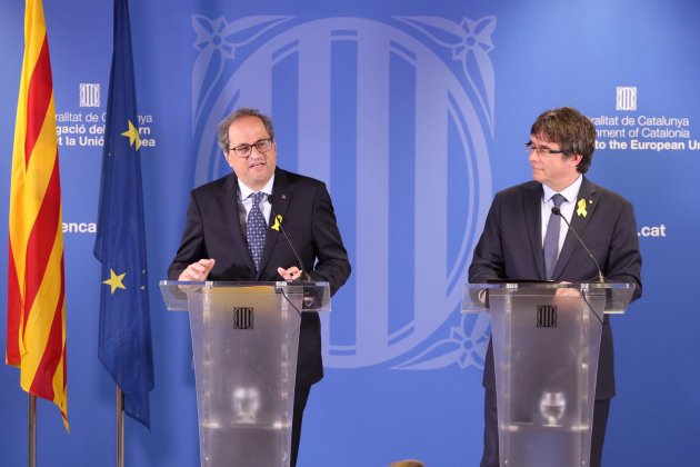 Torra Puigdemont delegació UE - Jordi Bedmar Torra Puigdemont delegació UE - Jordi Bedmar