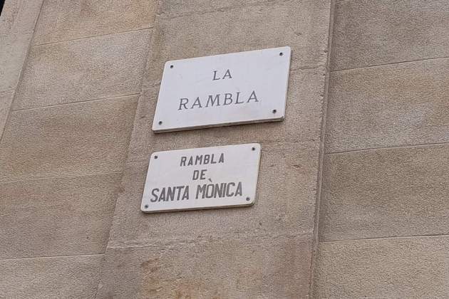 placa calle rambla 3 foto jordi palmer placa calle rambla 3 foto jordi palmer