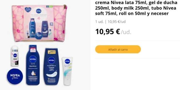 Lote corporal de Mercadona